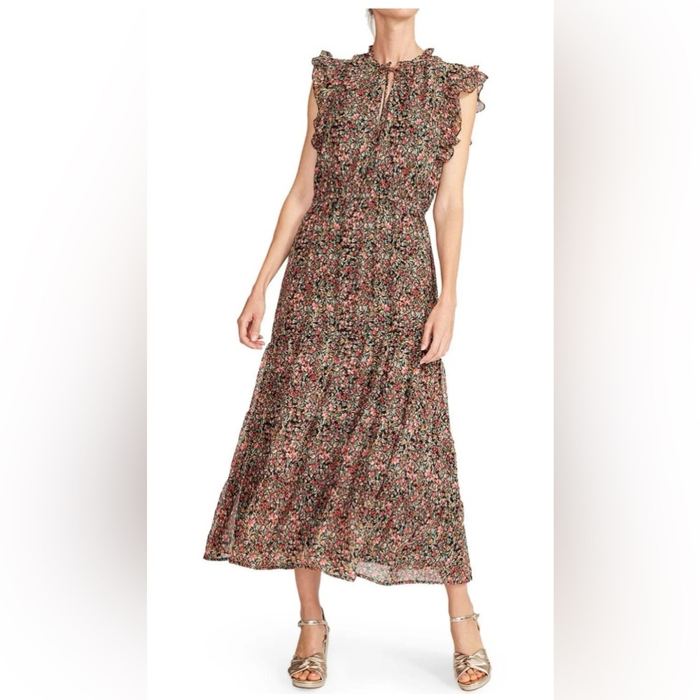 BB Dakota by Steve Madden Floral Ditsy Ruffle Maxi Dress